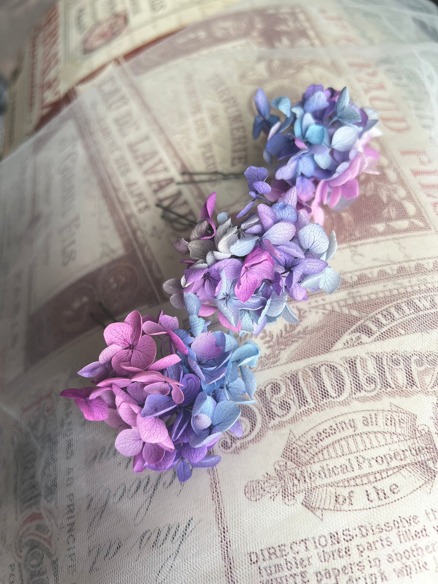 Pastel Colourful Hair Pins, Wedding Hair Accessories - Blue to Pink Shades