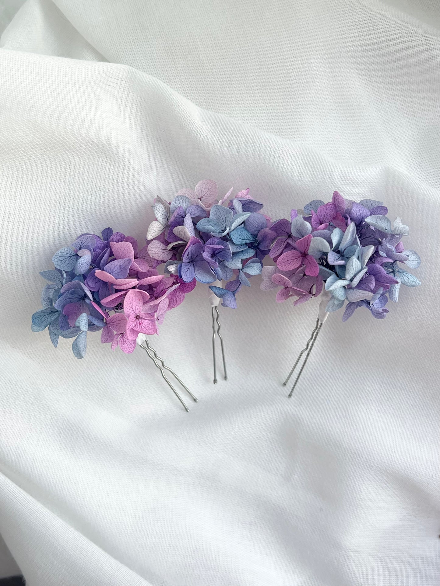 Pastel Colourful Hair Pins, Wedding Hair Accessories - Blue to Pink Shades