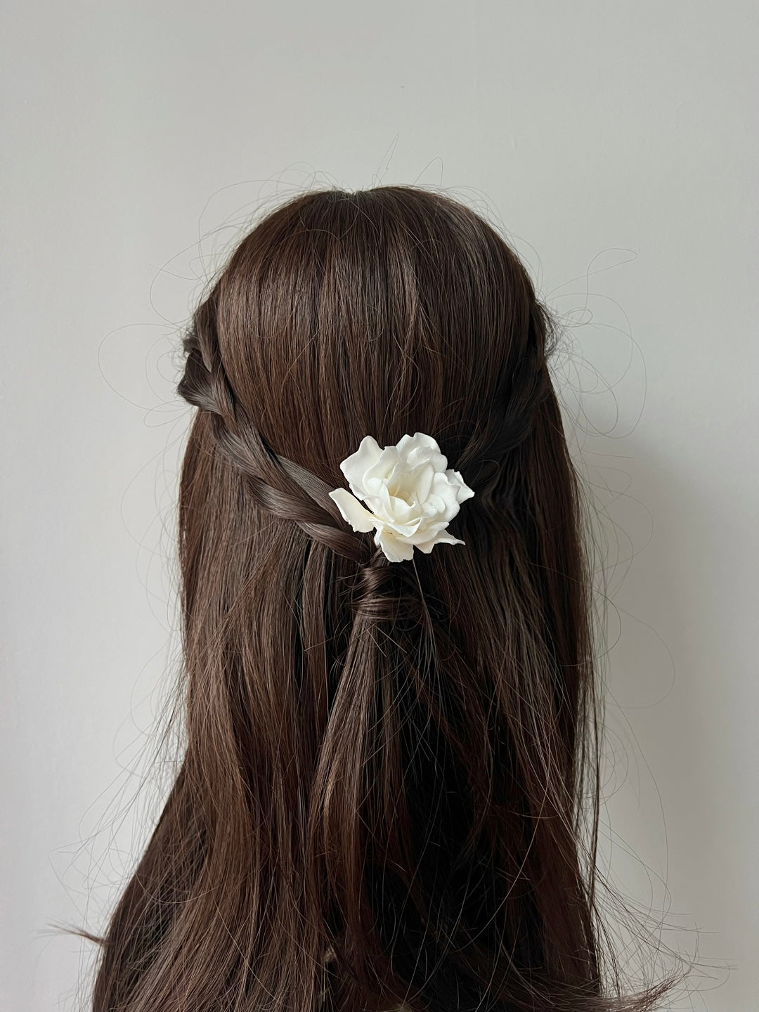 Preserved Gardenia Hair Pins - Bridal Floral Headpiece